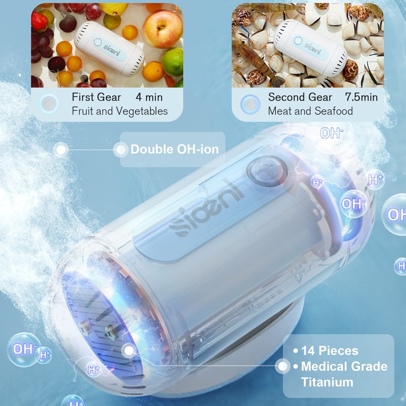 Portable Fruit And Vegetable Pesticide Cleaning Machine