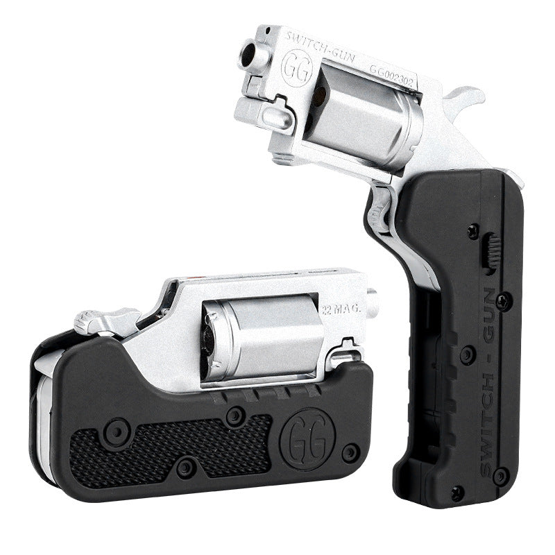Alloy Throwing Shell Left Wheel Toy Foldable