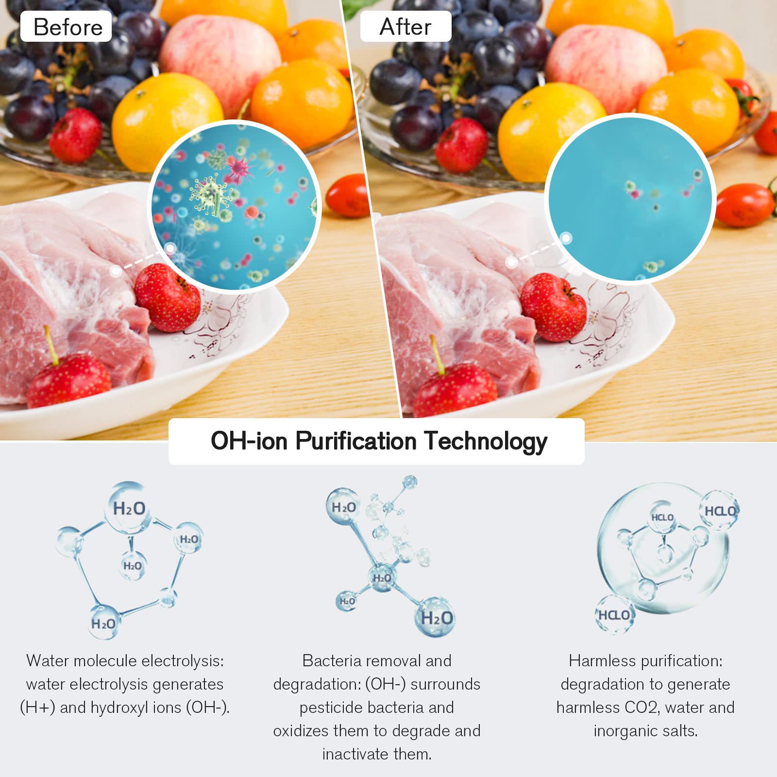 Portable Fruit And Vegetable Pesticide Cleaning Machine